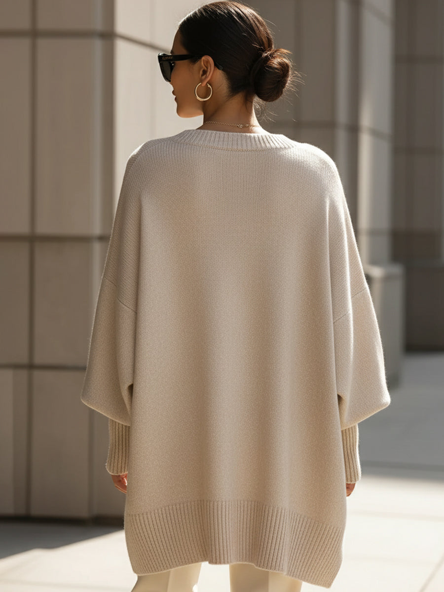 Amélie | Asymmetrical Oversized Sweater
