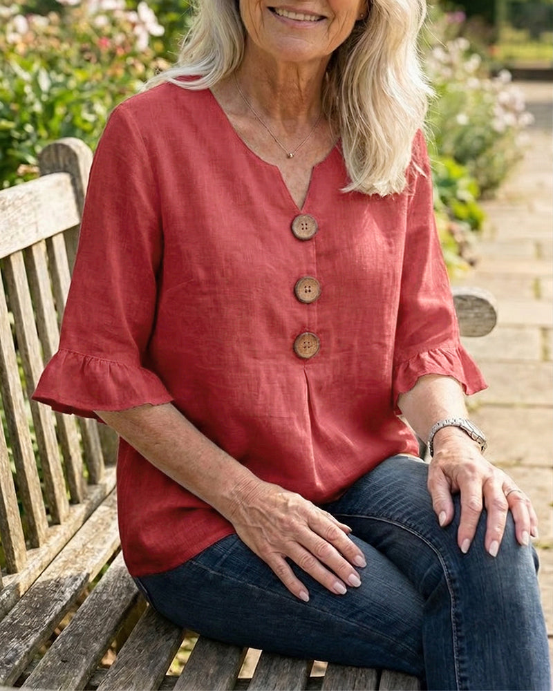Sophia | Ruffle-Detail Blouse