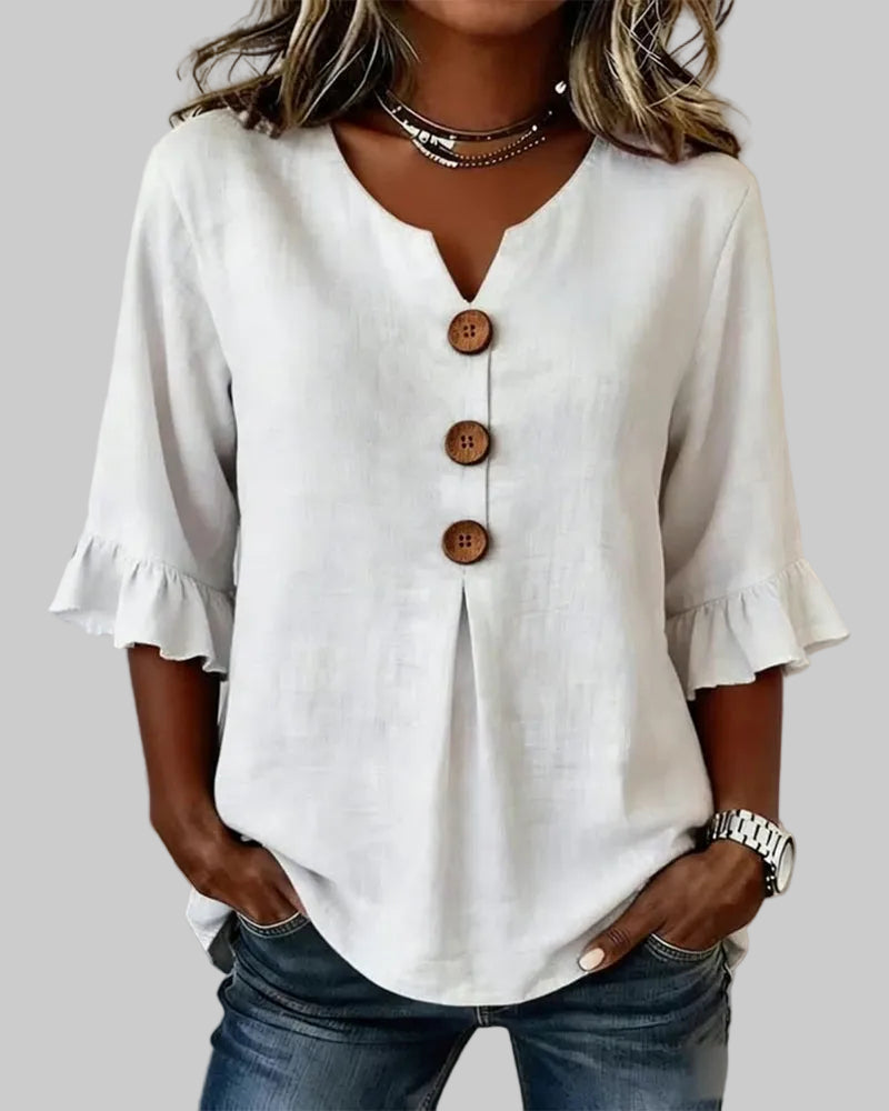 Sophia | Ruffle-Detail Blouse
