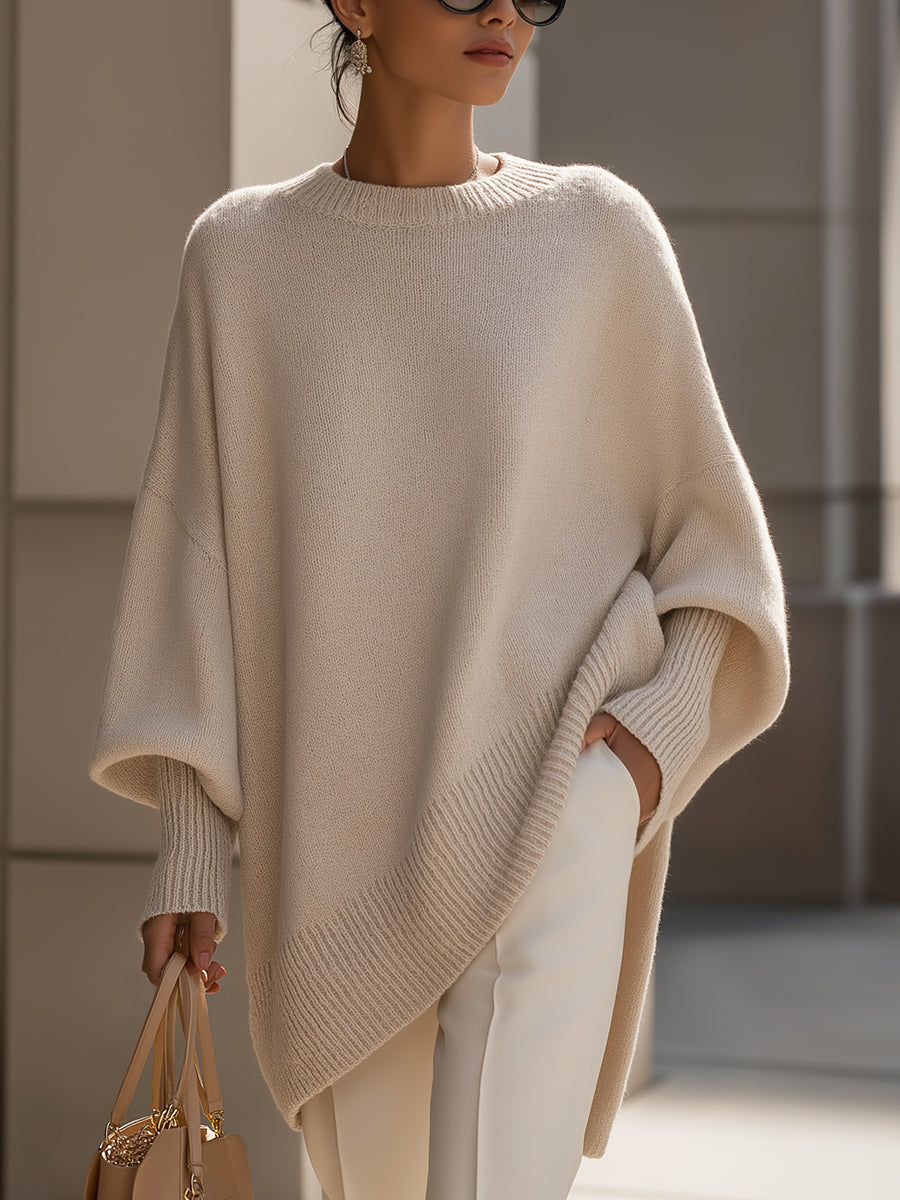 Amélie | Asymmetrical Oversized Sweater