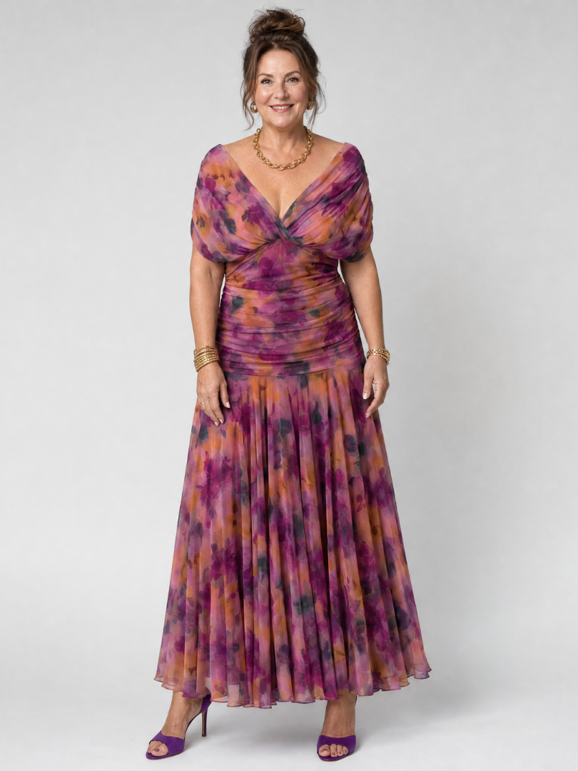 Calen | Off-Shoulder Midi Dress