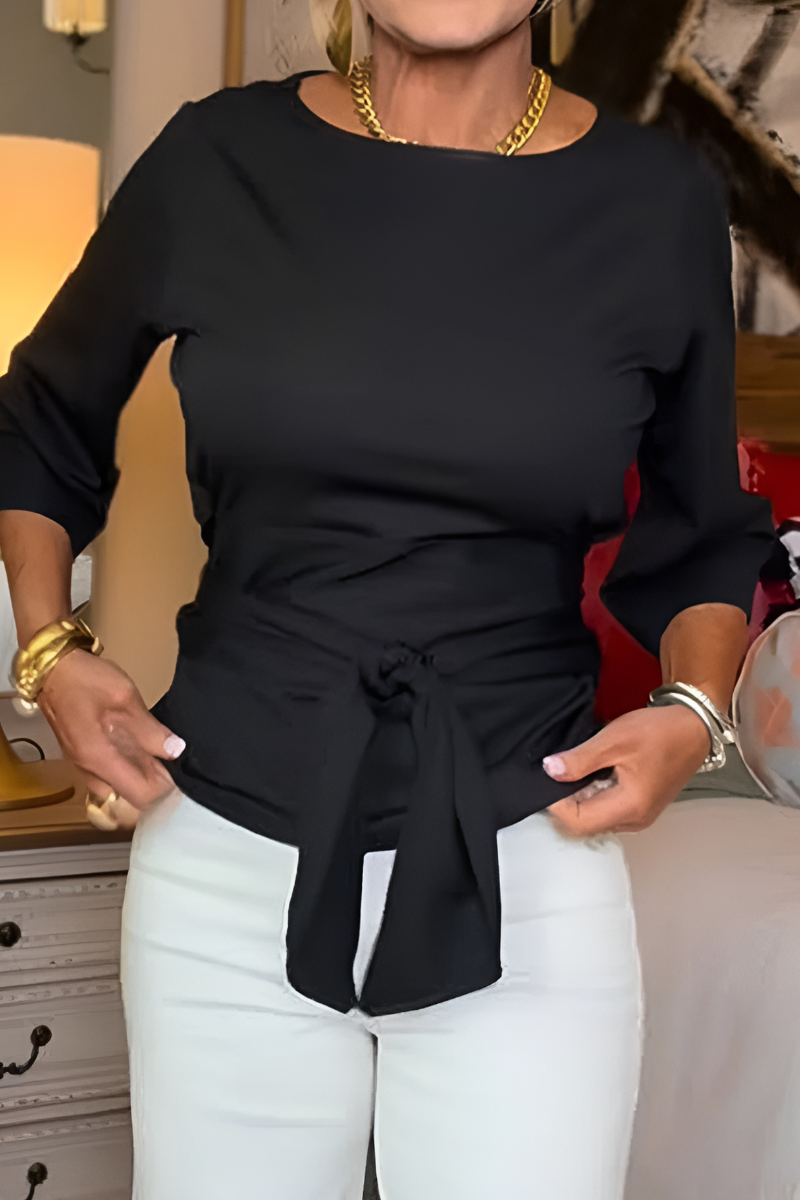 Daria | Bow-Waist Top