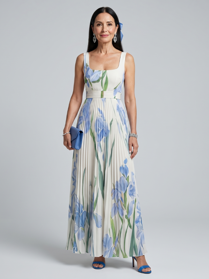 Ophelia | Floral Midi Dress
