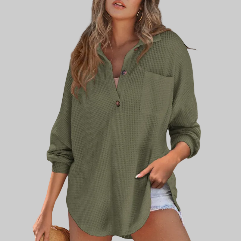 Kathryn | Button Tunic Blouse