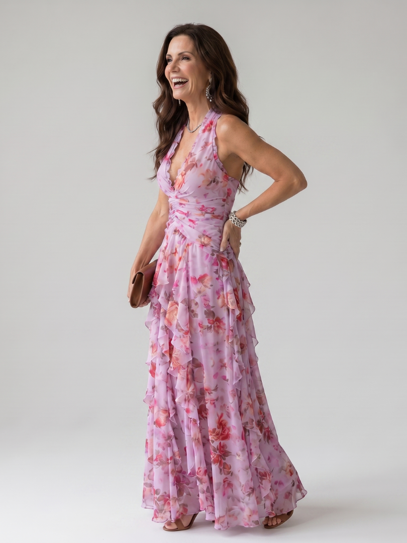 Nori | Halter Maxi Dress