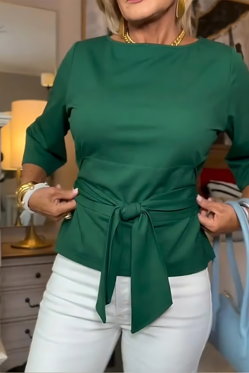 Daria | Bow-Waist Top