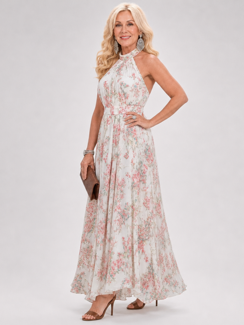 Guinevere | Garden Floral Midi Dress