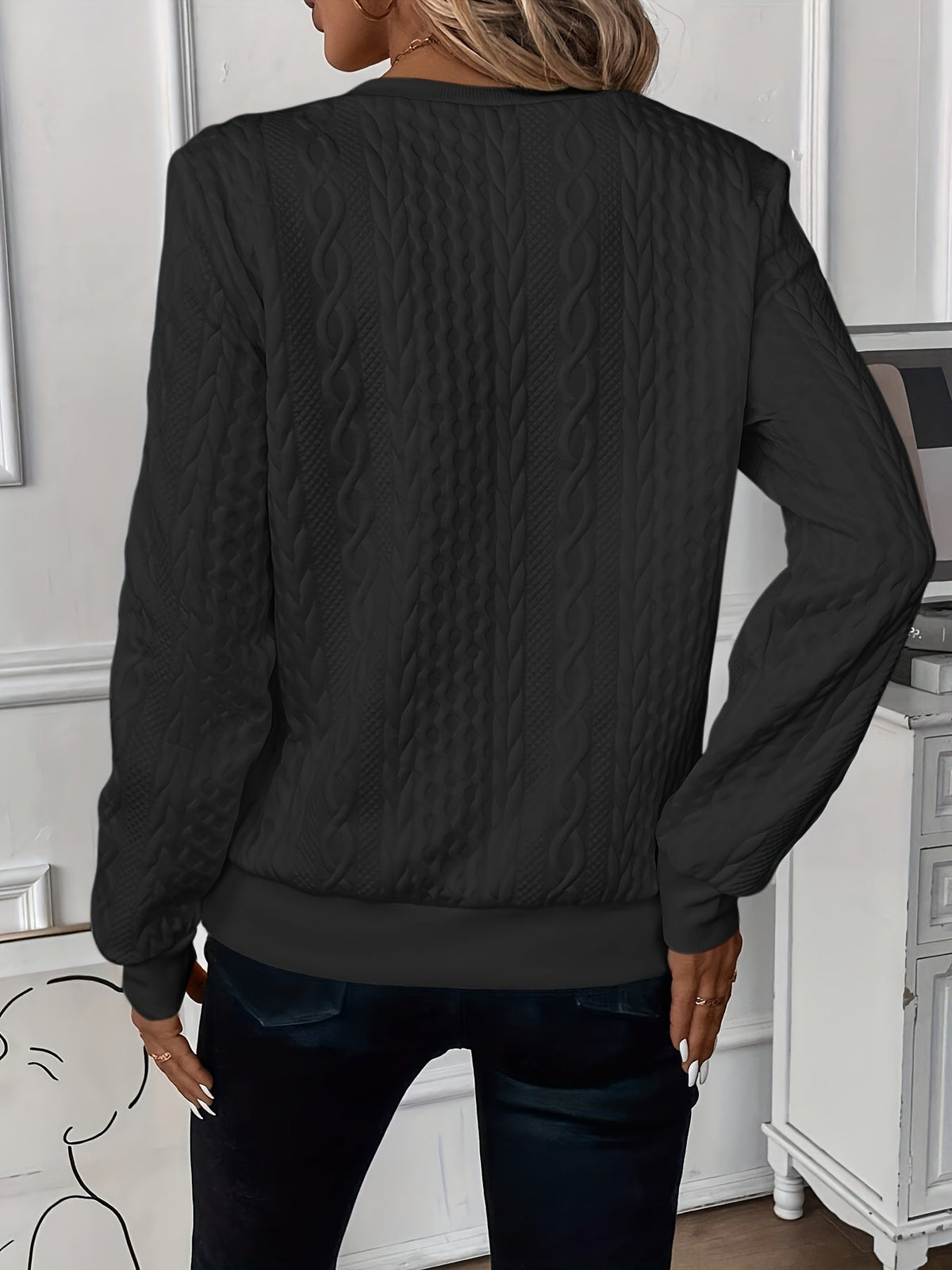 Eloise | Textured Zip-Front Sweater