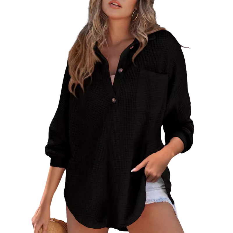 Kathryn | Button Tunic Blouse