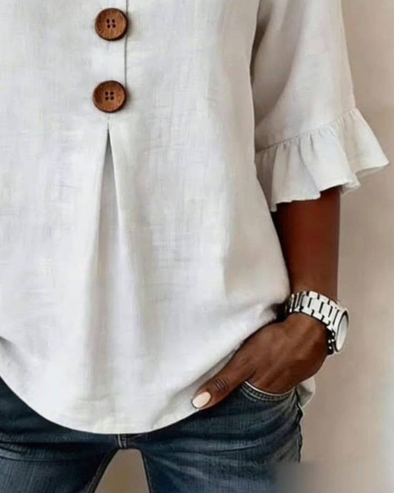 Sophia | Ruffle-Detail Blouse