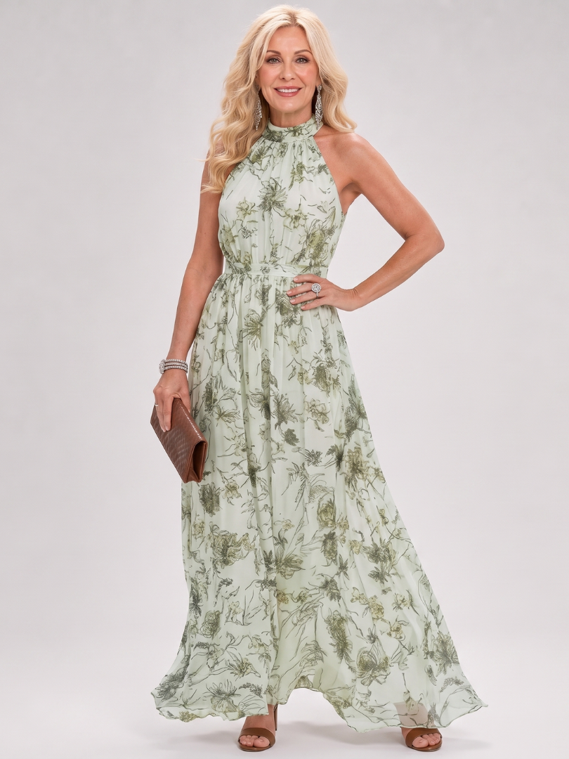Guinevere | Garden Floral Midi Dress
