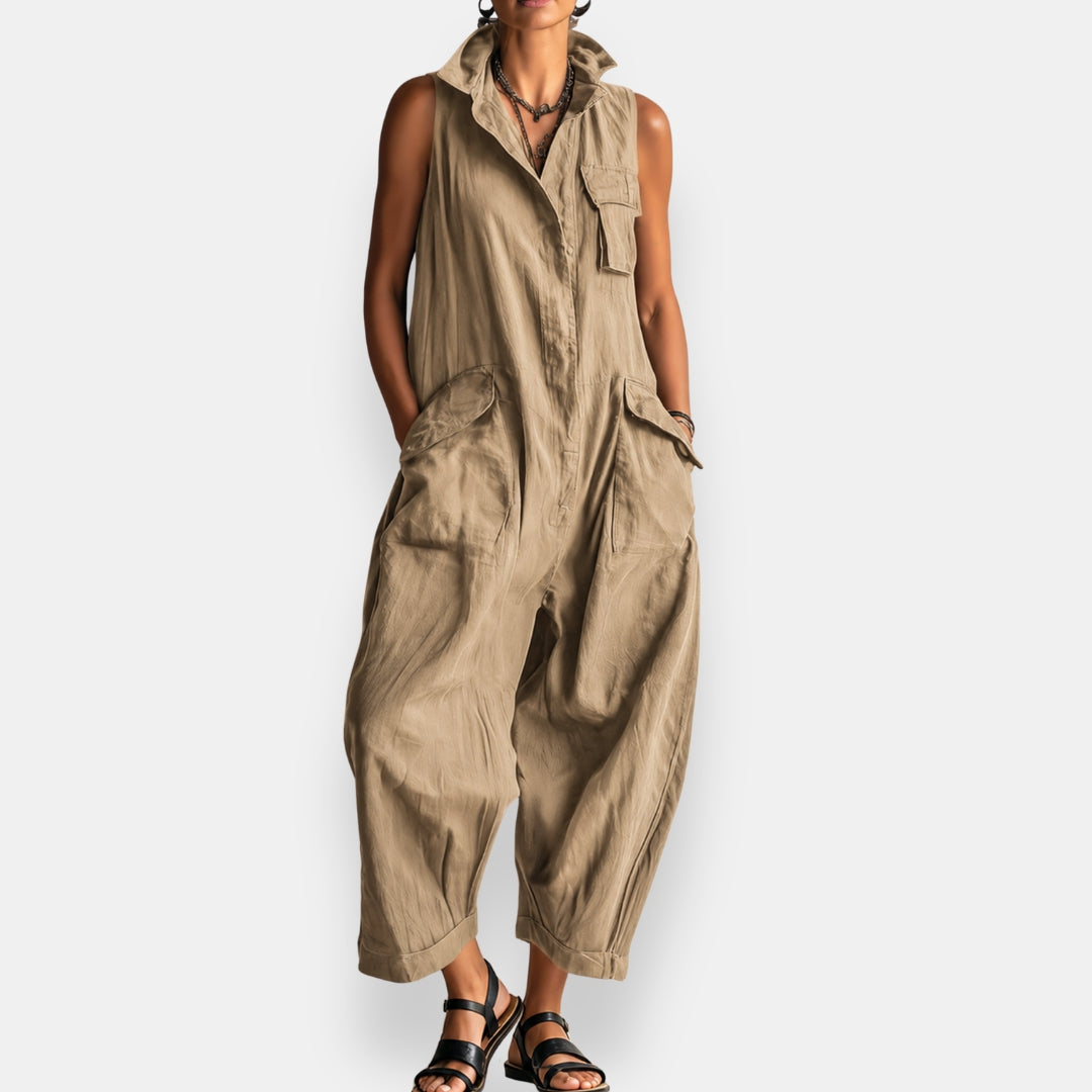 Camille | Effortless Sleeveless Jumpsuit