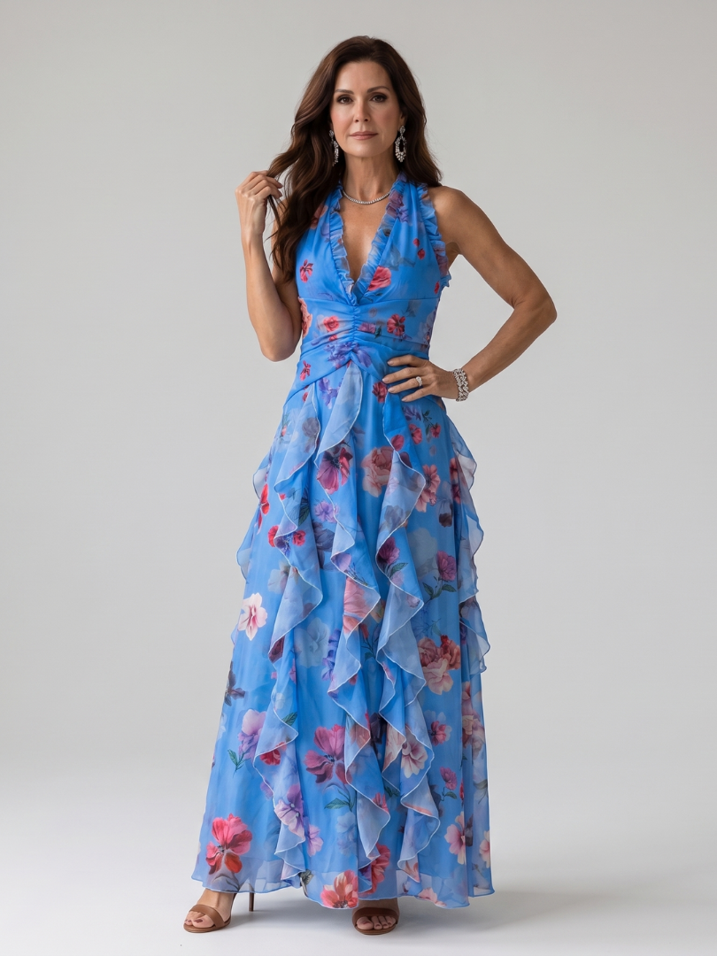 Nori | Halter Maxi Dress