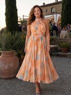 Elin | Halter Midi Dress