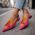 Elly| Sandals with straps and tassels