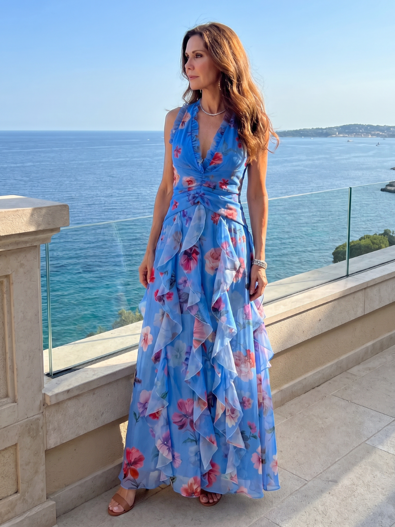 Nori | Halter Maxi Dress