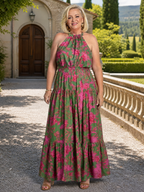 Rowen | Halter Midi Dress