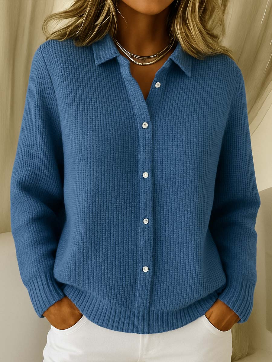 Margot | Collared Button Cardigan