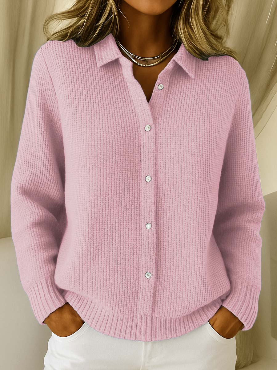 Margot | Collared Button Cardigan