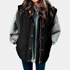 Harriet | Wave-Quilted Hooded Vest