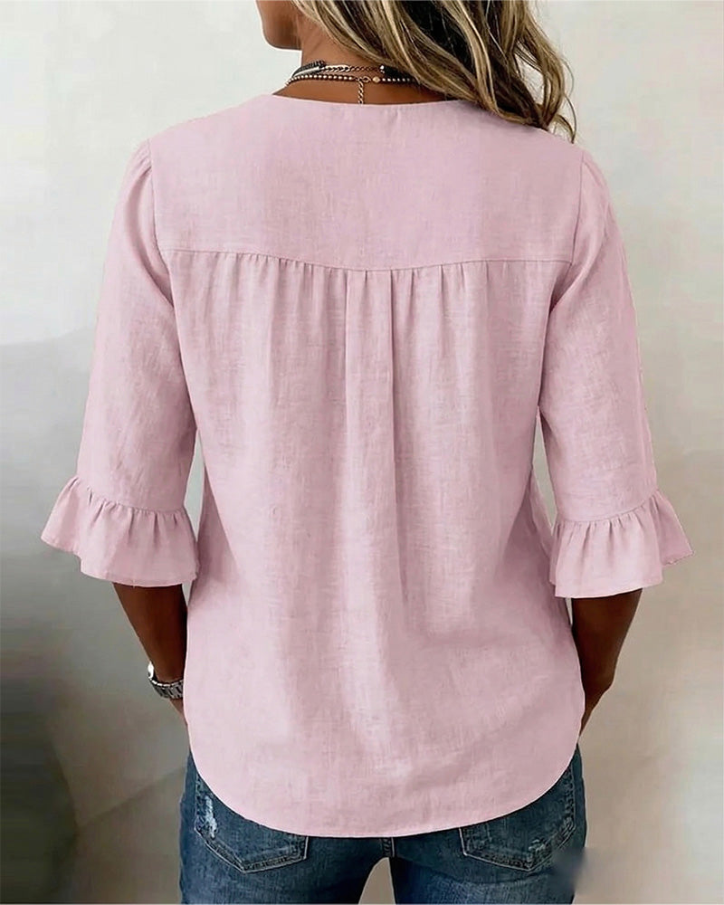 Sophia | Ruffle-Detail Blouse