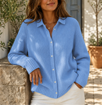 Margot | Collared Button Cardigan