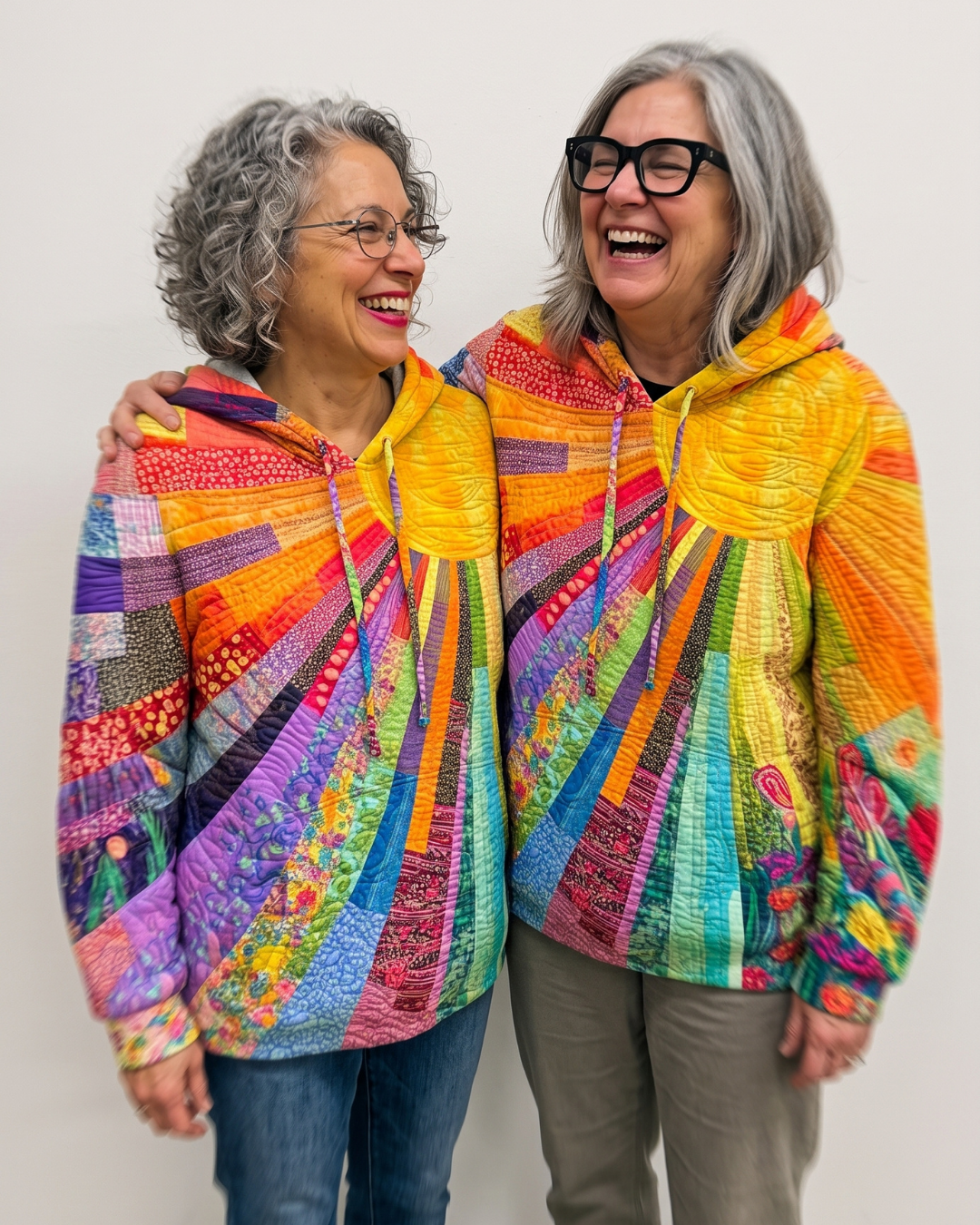 Dawnella | Sunburst Hooded Top