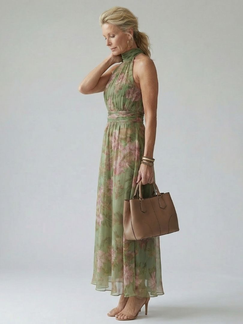 Mirelle | Halter Midi Dress