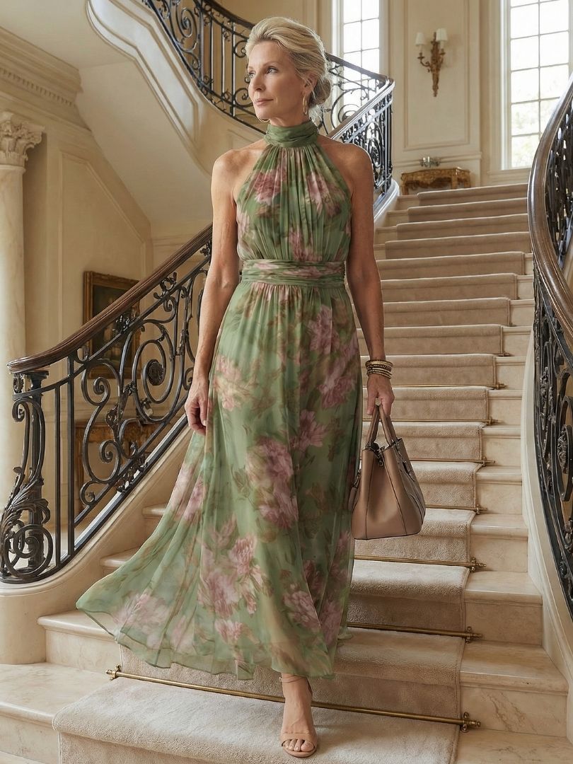 Mirelle | Halter Midi Dress