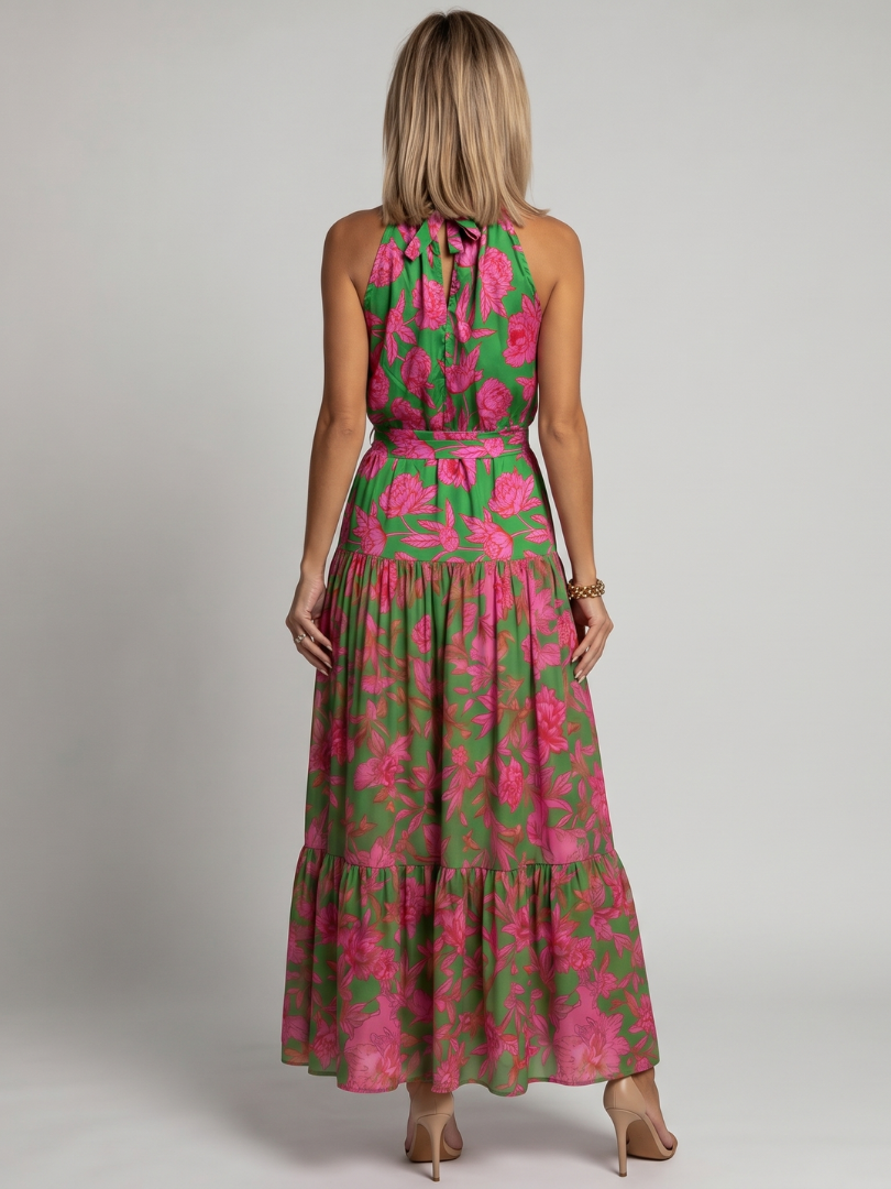 Rowen | Halter Midi Dress