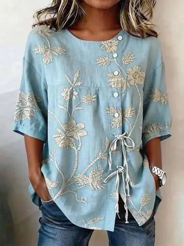 Celestina | Romantic Floral Blouse