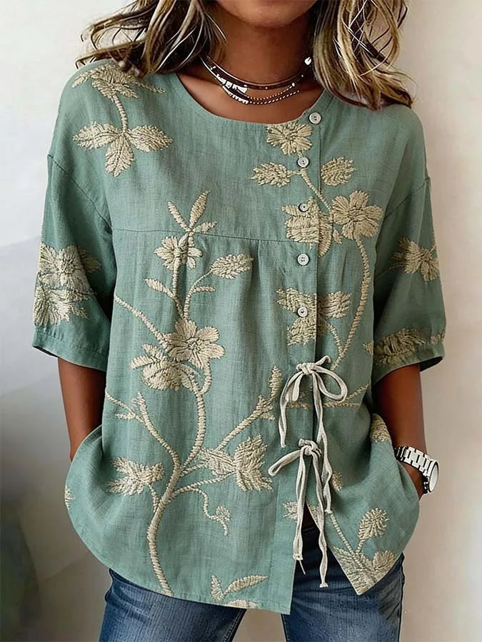 Celestina | Romantic Floral Blouse
