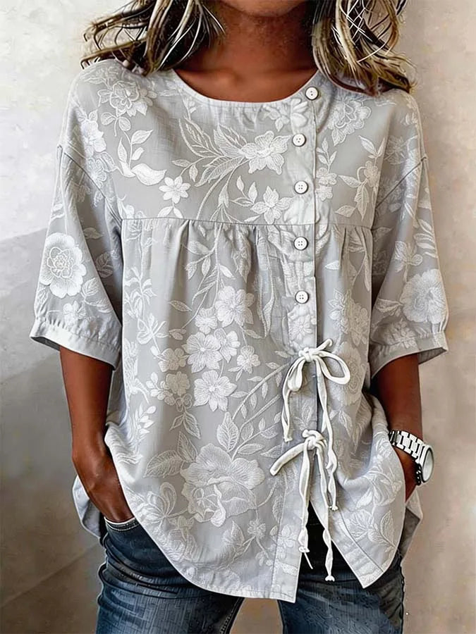 Celestina | Romantic Floral Blouse
