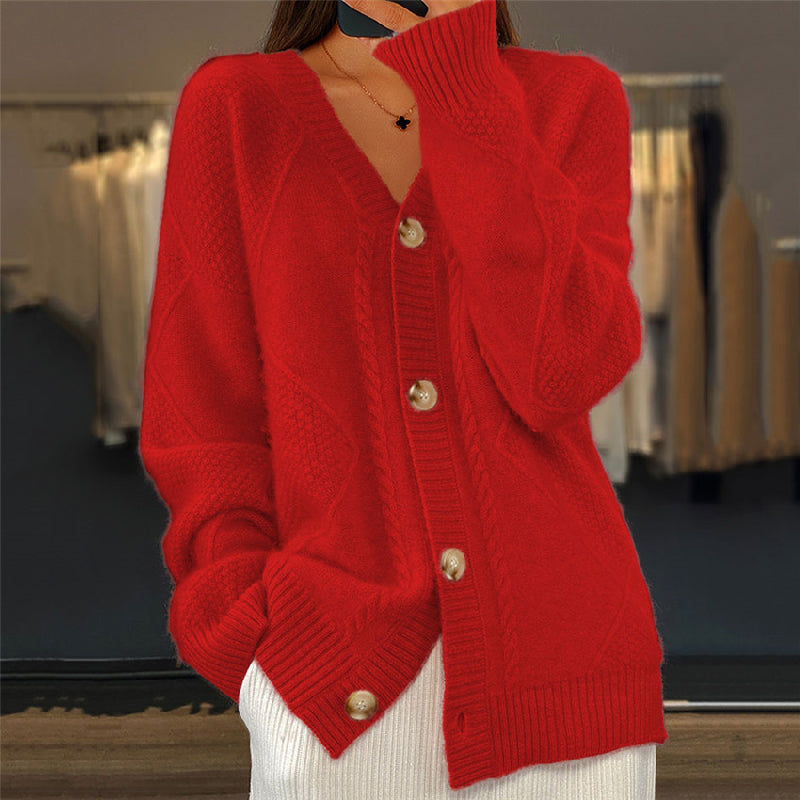 Estelle | V-Neck Button Cardigan