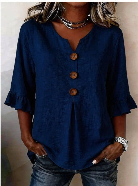 Sophia | Ruffle-Detail Blouse