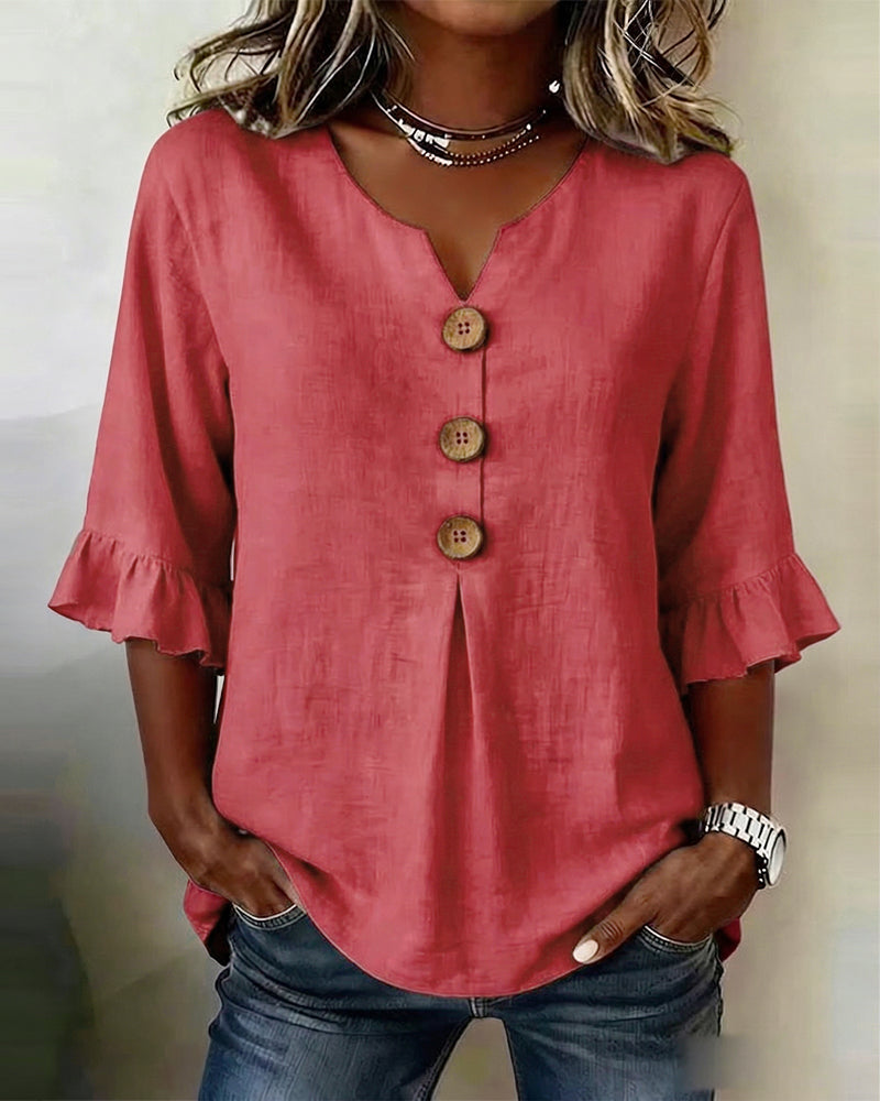 Sophia | Ruffle-Detail Blouse