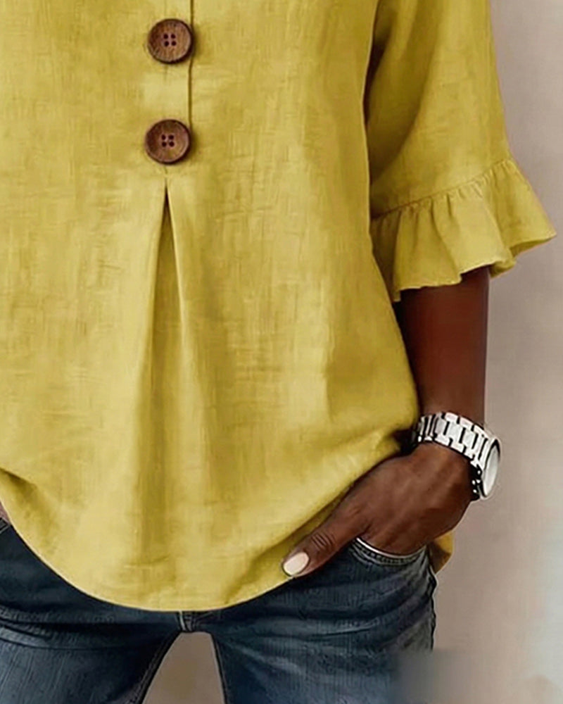Sophia | Ruffle-Detail Blouse