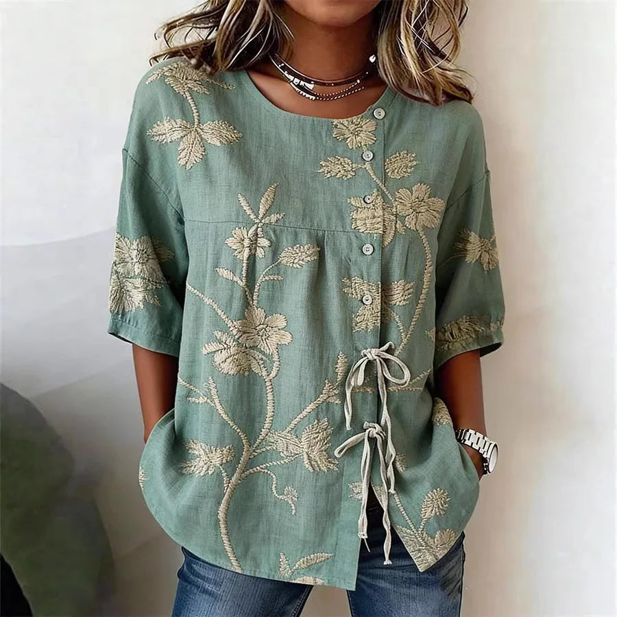 Celestina | Romantic Floral Blouse