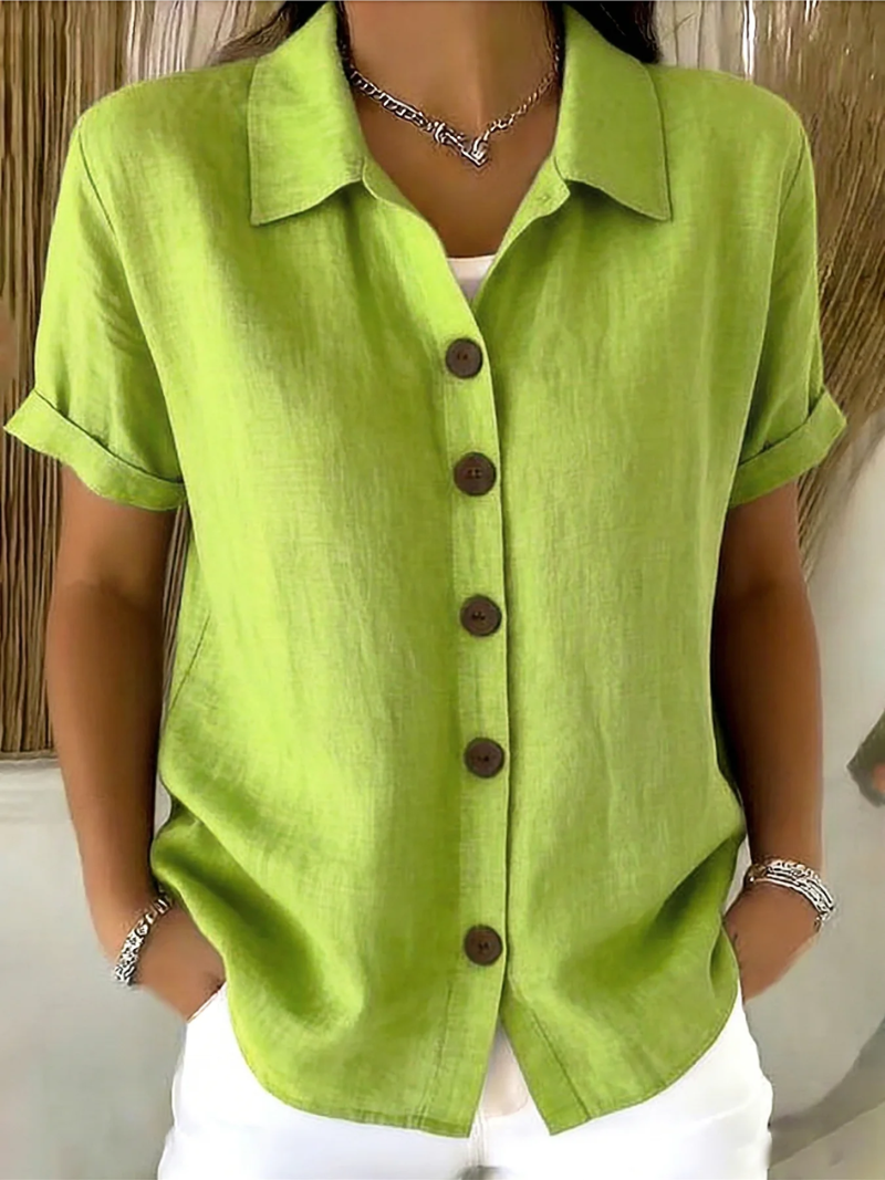 Zara | Elegant Button Blouse