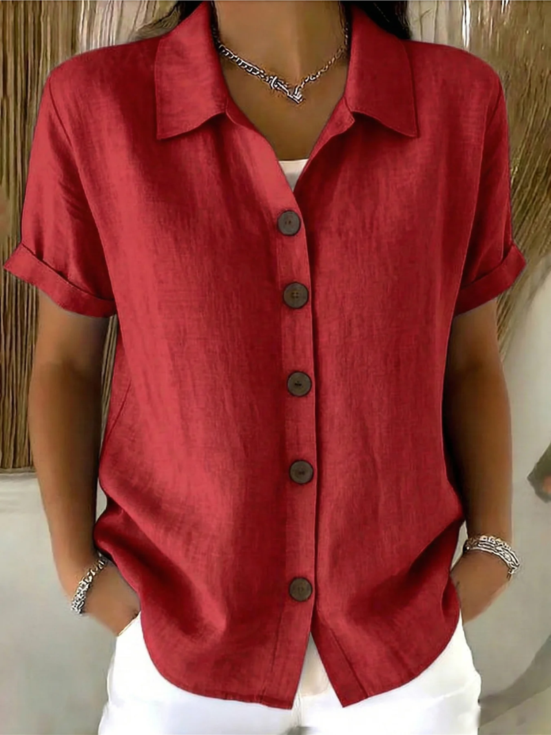 Zara | Elegant Button Blouse