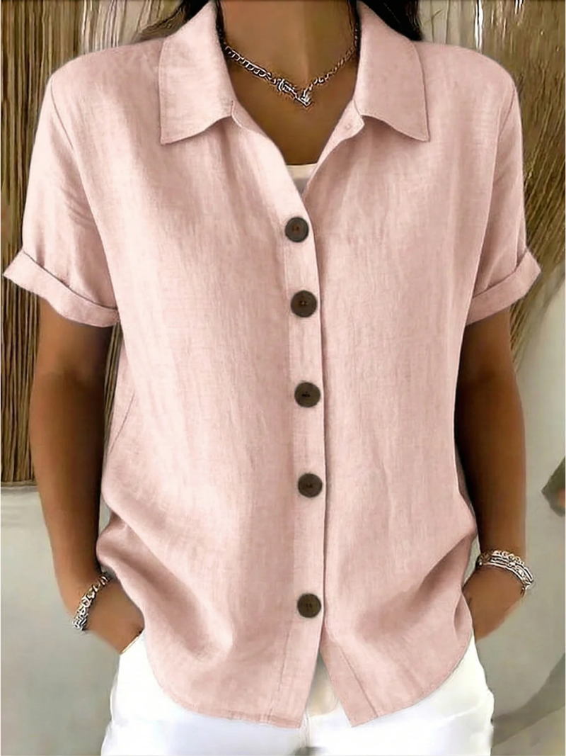 Zara | Elegant Button Blouse