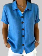 Zara | Elegant Button Blouse