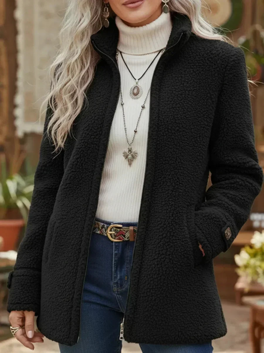 Lorraine | Longline Zip-Up Jacket