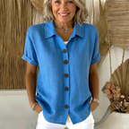 Zara | Elegant Button Blouse