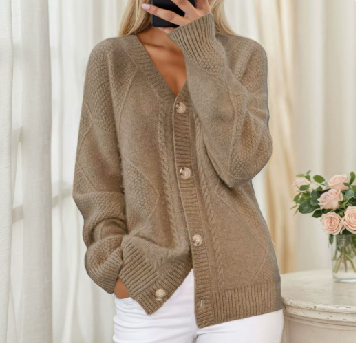Estelle | V-Neck Button Cardigan